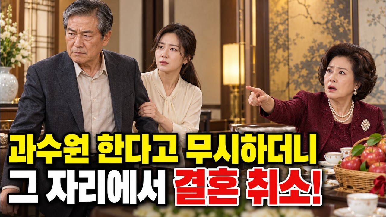 상견례장에서 과수원한다 무시한 사돈의 최후 #숏드라마 #사이다 #숏킹