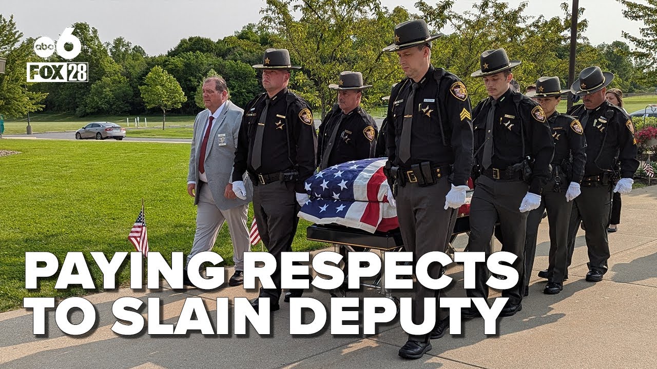 Mourners pay respects for slain Ohio deputy as judge sets bond at $5 ...