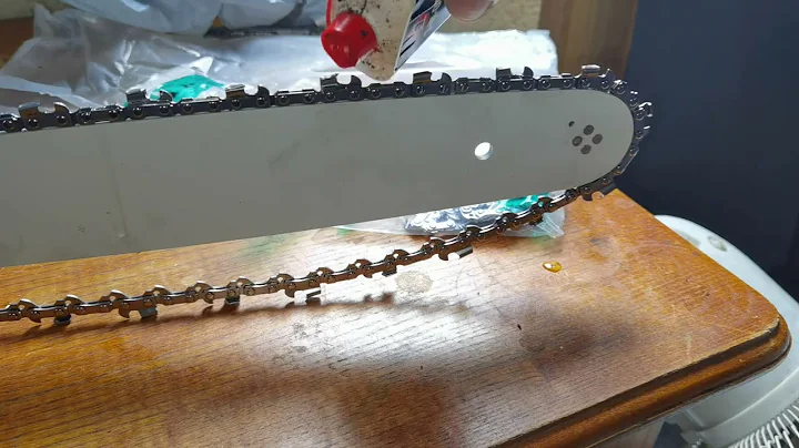 STIHL MS 171 CHAINSAW CHAIN AND GUIDE BAR CHANGE