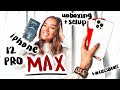 iPHONE 12 PRO MAX UNBOXING & SET UP! | accessory haul & 8 plus comparison