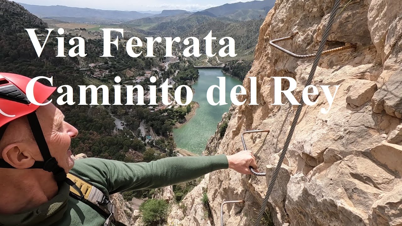 Via Ferrata Caminito del Rey. El Chorro. Andalusien. April 2024.