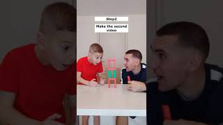 Magical Jenga #shorts Best tutorial by Goodwin Family