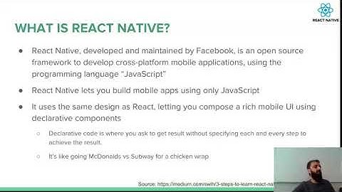 PIAIC | React Native Class 1 Part 1/13 By Aamir Pinger | Urdu / Hindi