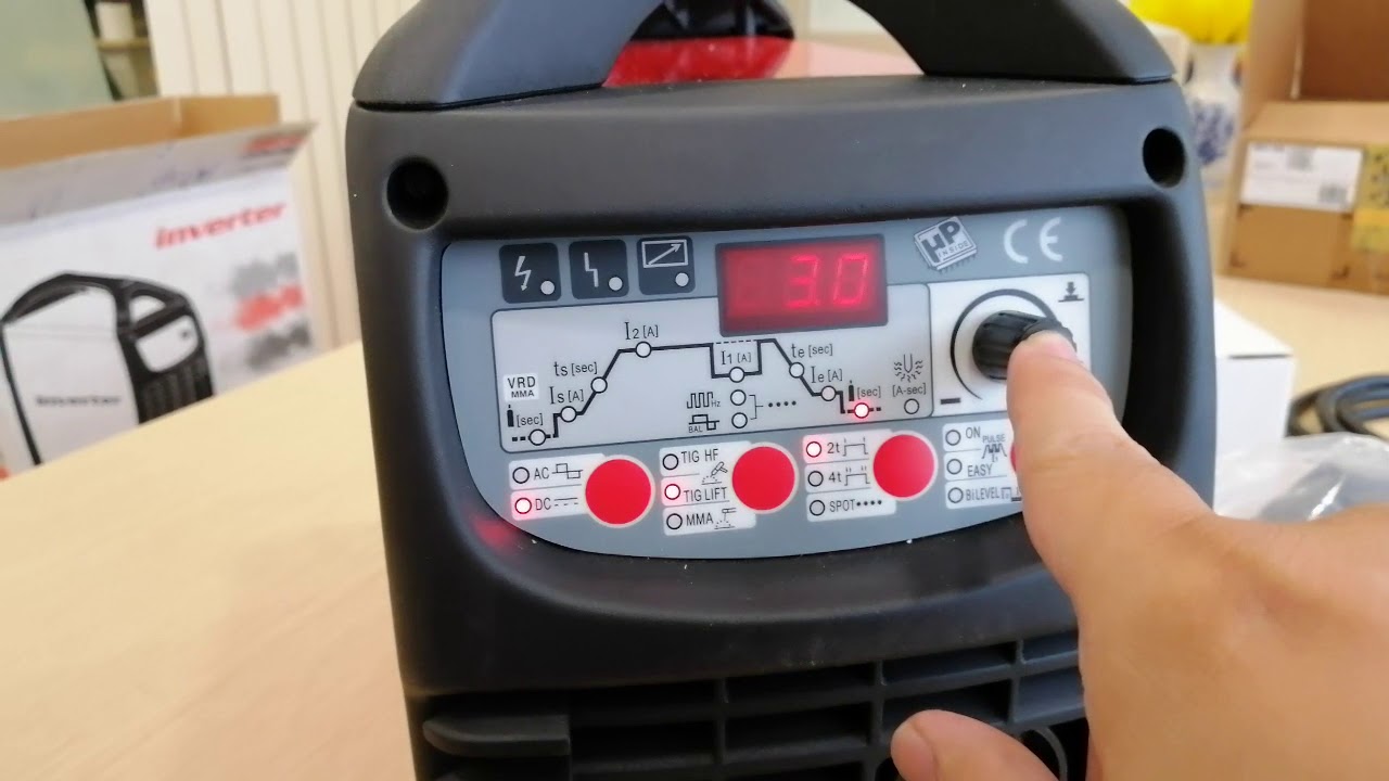 Telwin Technology Tig 222 Ac/DcHf/Lift Vrd Operation 2 YouTube