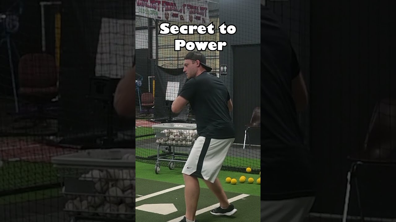 Secret To Hitting For POWER Baseball Coaching Mlb Softball Swing Baseballdrills Shorts