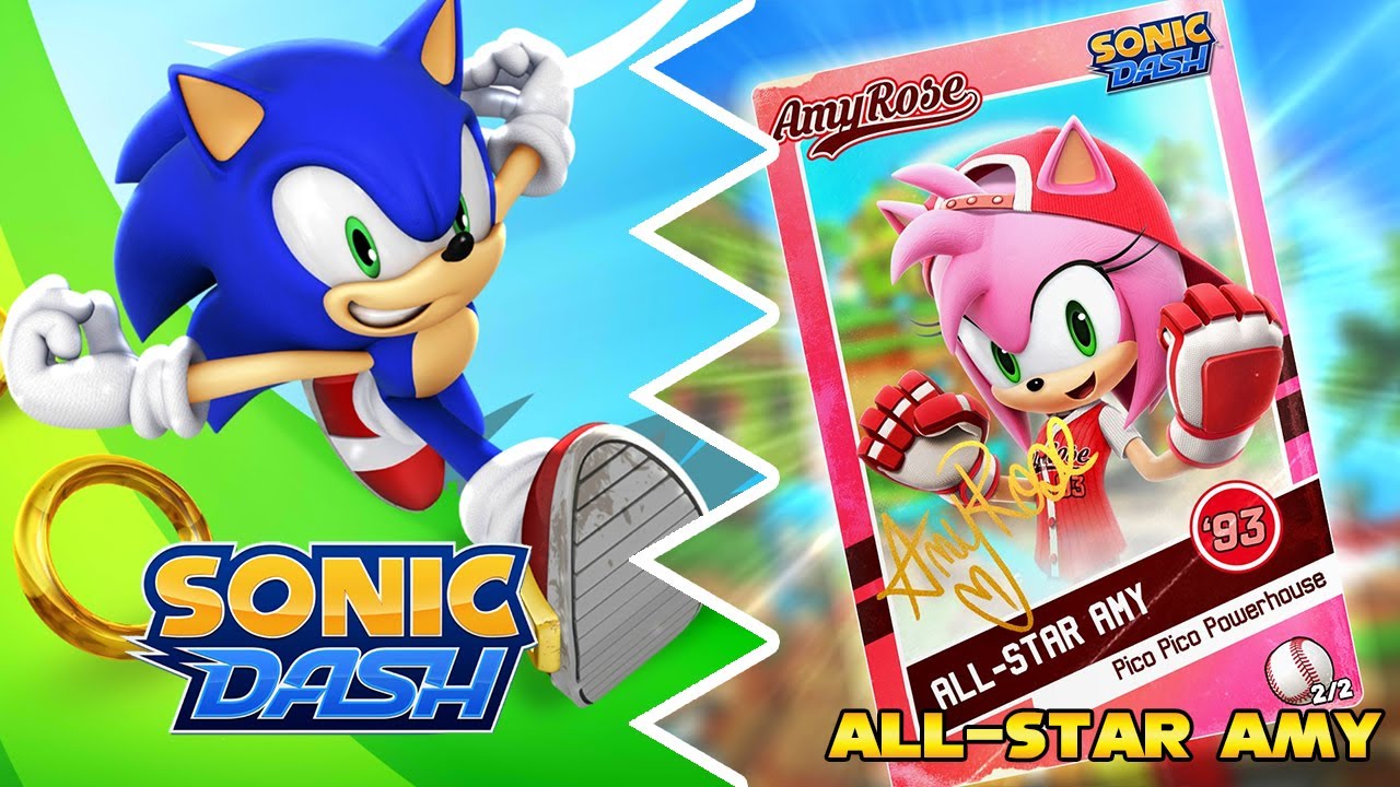 Shortly after Slugger Sonic, as expected, All-Star Amy joins Sonic Dash in ...