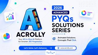 JEE Advanced PYQ Series | 2026- Paper 2 - Physics Q.3 | Visual Animated Solution
