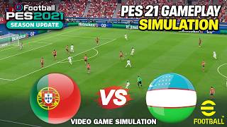 PORTUGAL vs UZBEKISTAN - Final FIFA World Cup 2026 | Full Match All Goals | Simulation PES