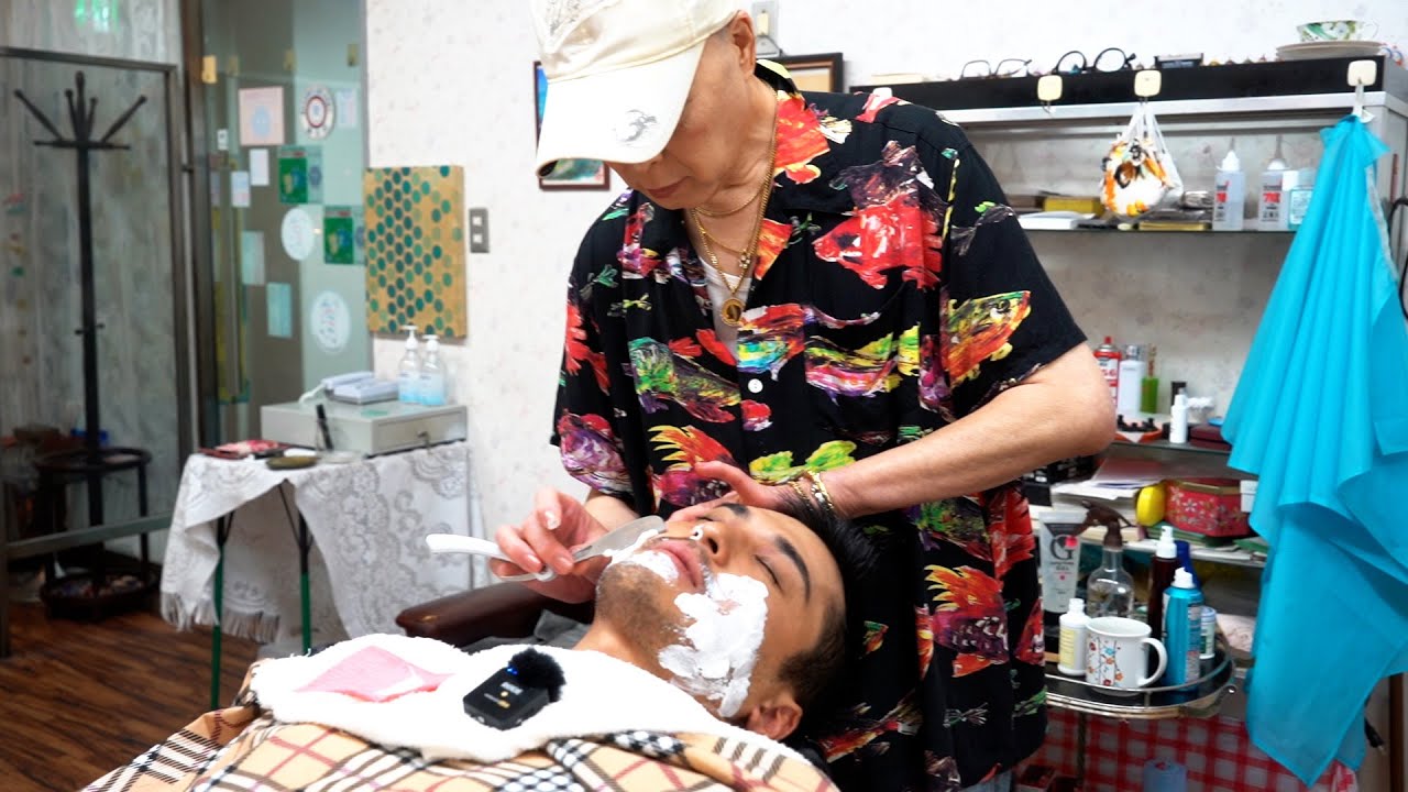 💈🇯🇵名物店主ケンちゃんが営む老舗理髪店「サン理容室」でヘアカット