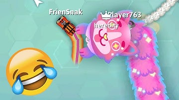 Biggest Snake Dying Like A Noob In Snake.io!