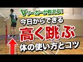 Vリーガーのジャンプ力を測定！高く跳ぶコツとおすすめトレーニング【最高到達点】【バレーボール強育塾】