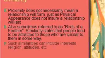 Interpersonal Attraction Interpersonal Attraction