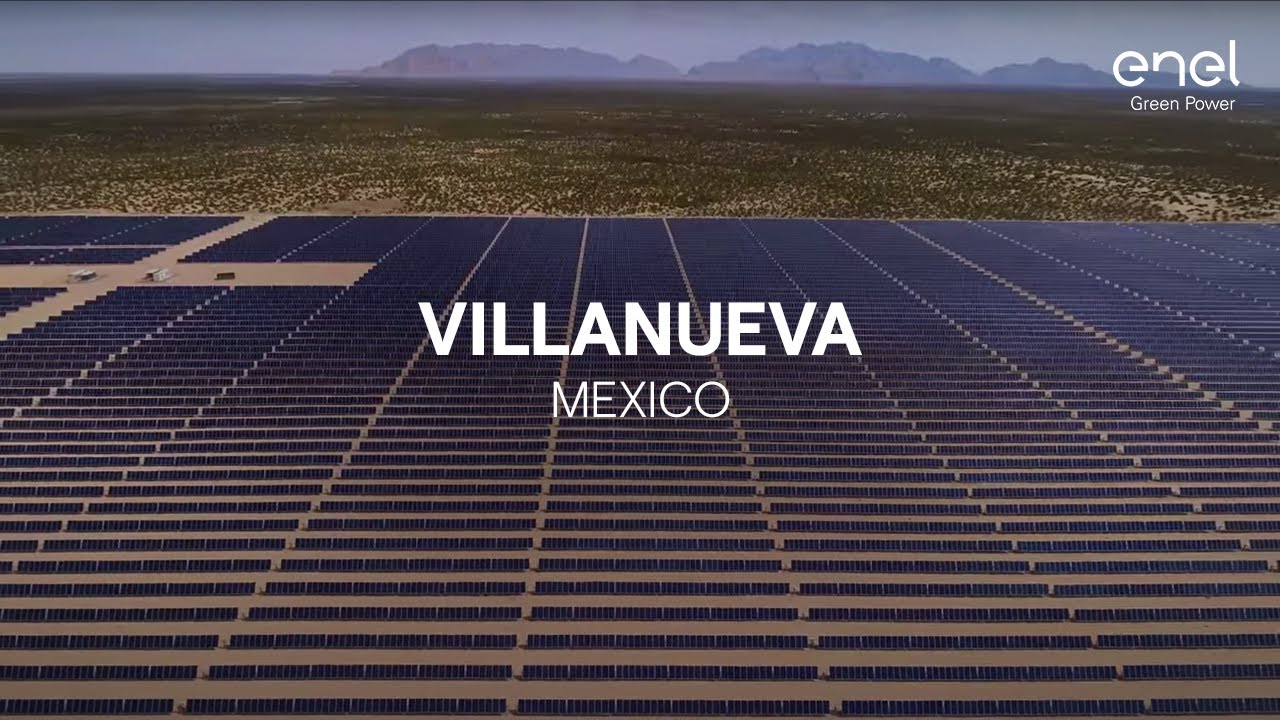 Enel Green Power solar photovoltaic plant in Viesca, Coahuila State (Mexico)