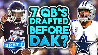 Who Were The 7 Quarterbacks Drafted Before Dak Prescott? Where Are They Now?