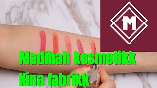 Private Label Leppestift Produsenter I Kina, Madihah Engros Matte Leppestift Leverandører.