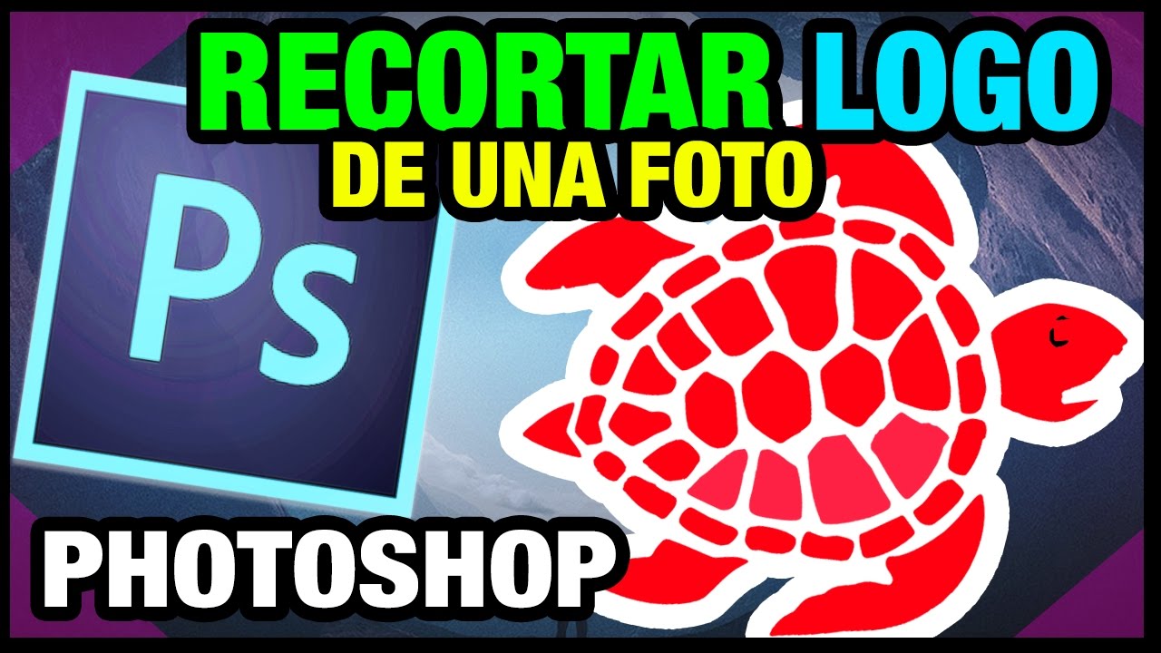 PHOTOSHOP | Sacar LOGO o IMAGEN de una FOTO - YouTube