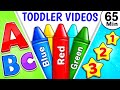 Learn ABC For Toddlers &amp; Babies | Learn The Alphabets, Colors For Kids | Fun Toddler Learning Video