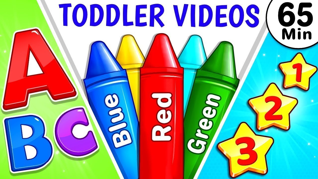 ⁣Learn ABC For Toddlers & Babies | Learn The Alphabets, Colors For Kids | Fun Toddler Learning Vi