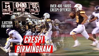 LA Public School BLOWN OUT 55-14!! Crespi vs Birmingham! (Full Game Highlights)