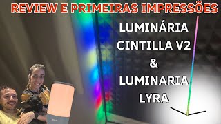 LUMINÁRIA ZINNIA CINTILLA V2 E ZINNIA LYRA - REVIEW, INSTALANDO, PRIMEIRAS IMPRESSÕES - VALE A PENA?