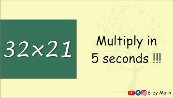 Fast Multiplication Trick | Multiply in 5 seconds | Vedic Math | Math tricks | Mental Calculations