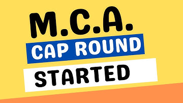 Mah-MCA 2022-23 Cap Round Forms Started #mahmcacet2022 #mcaadmissions2022-23 #mcacapround