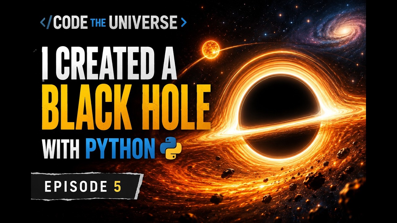 I Built a Black Hole With Python... This Happened - YouTube