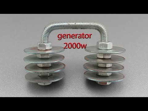 How to Make Electricity Generator at Home Using New Method With Magnetic Gear
