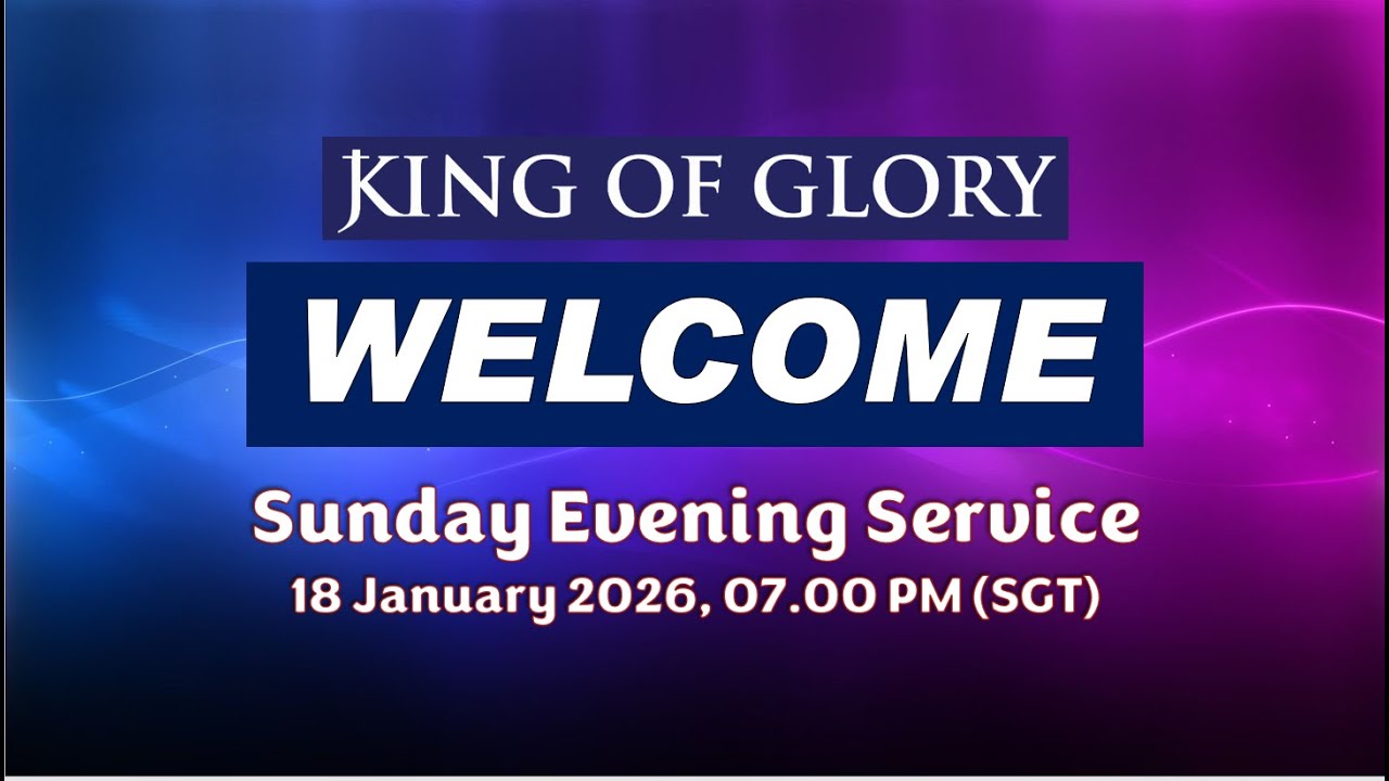 18 Jan 2026 | Evening Service | Sis. Helen Vincent | அதிசயமான தேவன் | KOG Singapore