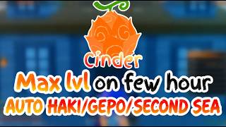 EASY MAX LVL - AUTO HAKI/GEPO/SECOND SEA (AUTO LVL FARM) GPO SCRIPT / GRAND PIECE ONLINE