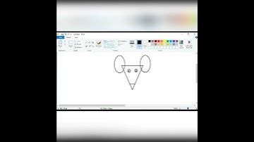 Drawing from Shapes|Computer Paint drawings Tutorial video for kids| Subscribe|