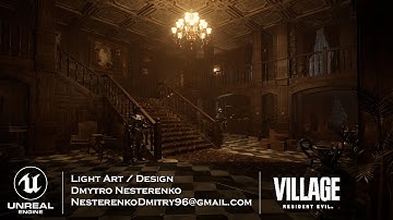 Dmytro Nesterenko - Light Art Showreel - Inspired by Resident Evil Village