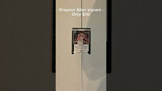 NBA Hoops signed Grayson Allen Card - Only $16! #graysonallen #nba #basketballcards #basketball