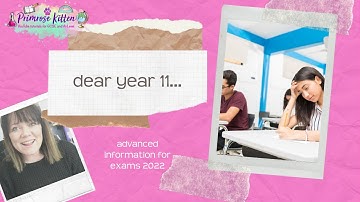 dear year 11 .... what to do with the GCSE exams advanced information