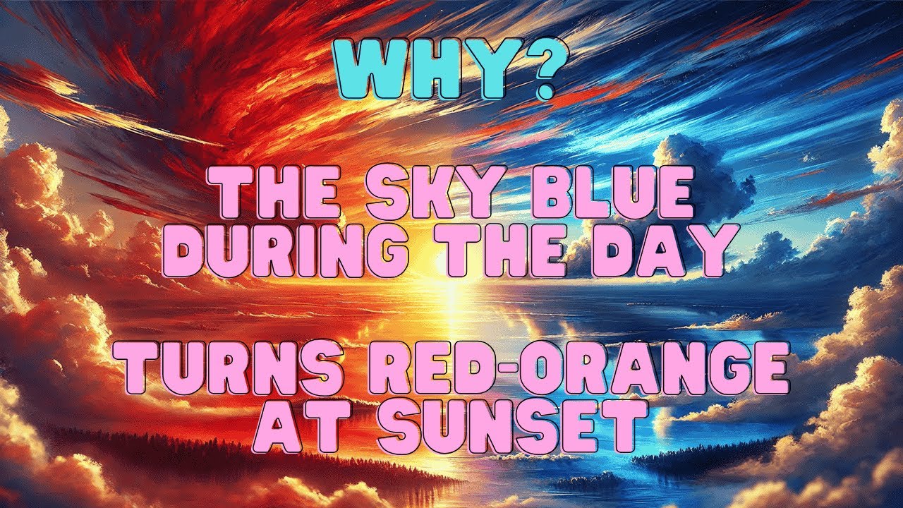 Why is the sky blue during the day but turns red-orange at sunset ...