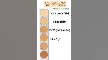 KRYOLAN SUPRA SHADES SERIES❗  #kryolanbase #kryolanmakeup #makeup #kryolan #trendingshorts