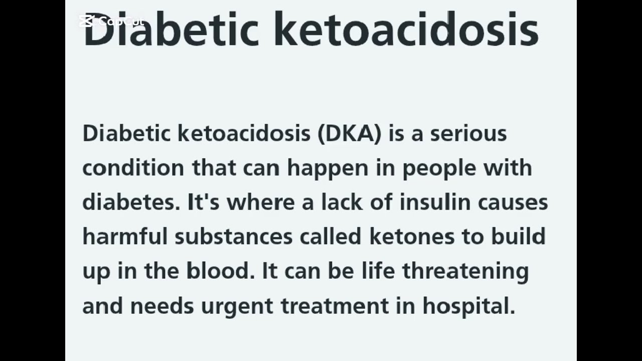 Diabetic ketoacidosis ..sysmptomseries#short216#