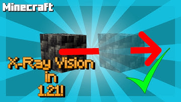 How to Get X-Ray Vision in 1.21 of Minecraft! Tutorial