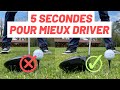 5 secondes pour mieux jouer le driver au golf