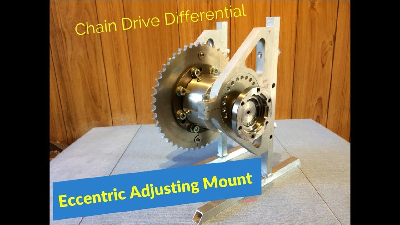 Eccentric Adjusting Mount for Chain Drive Differential YouTube