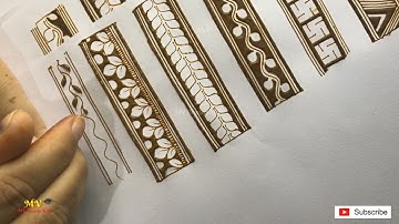 Learn Easy Alternative Henna Methods With Thouseen || Easy Henna Drawing Techniques For Beginners