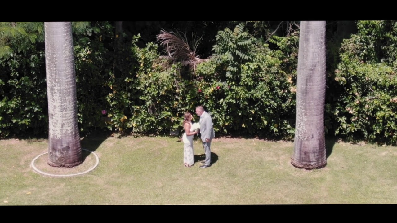Cobertura aérea de casamento