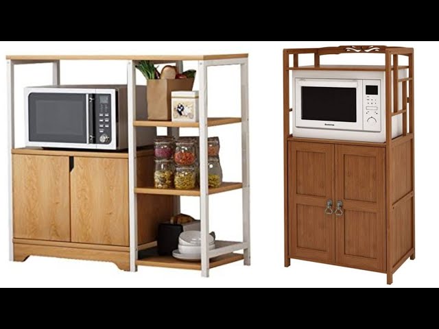 60+ Amazing microwave oven stand designs, Modern oven rack design ideas, Oven  stand
