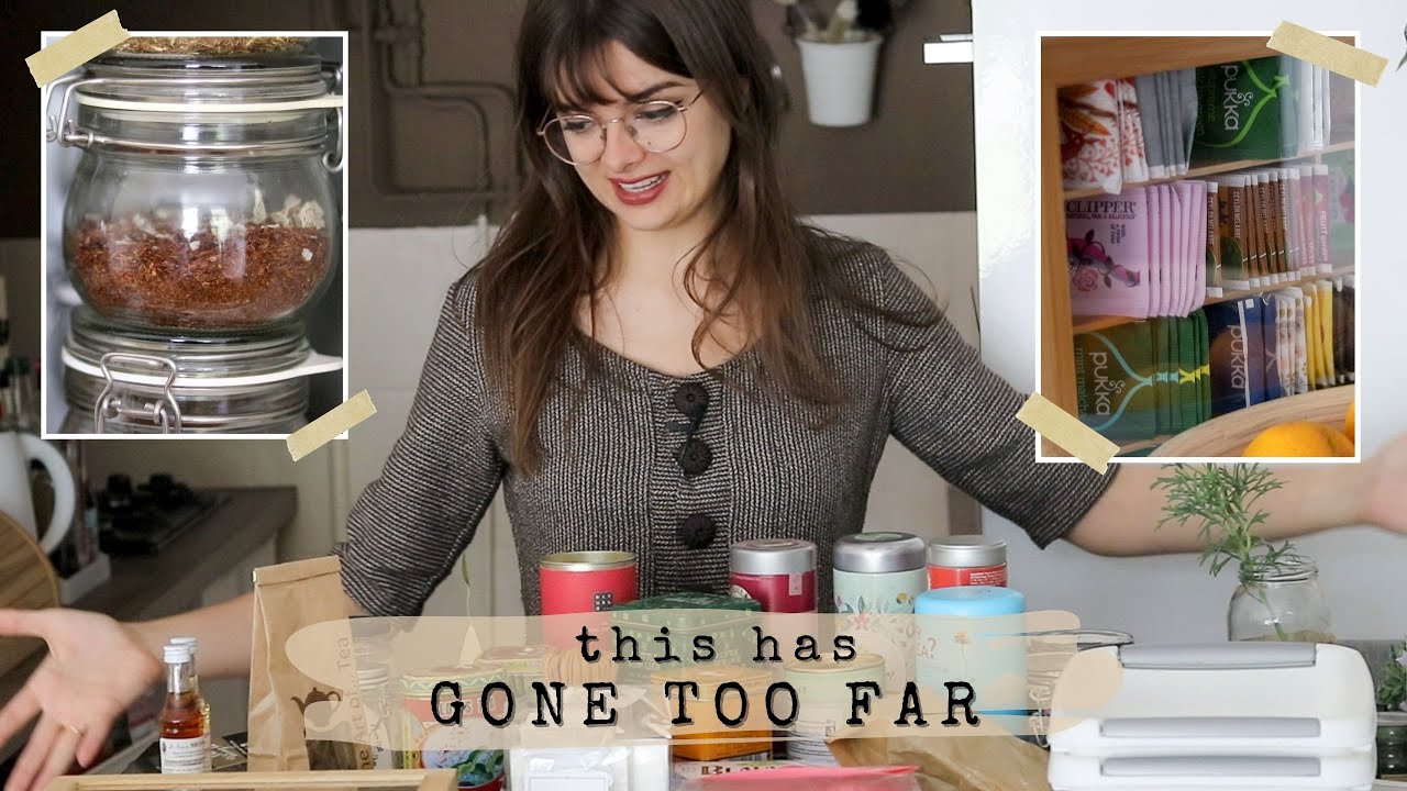 My (Too) Large Tea Collection 🍵 Declutter & Organize With Me - YouTube