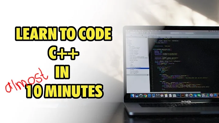 Learn C++ in (almost) 10 minutes