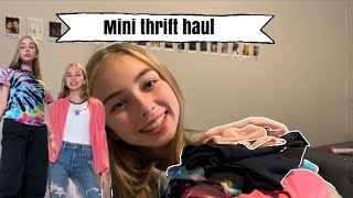 Mini thrift haul 2020-try on haul