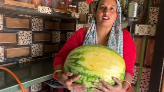 Pehli Baar Dekha Etna Bda Tarbooj😃️ || Pal Family Vlogs