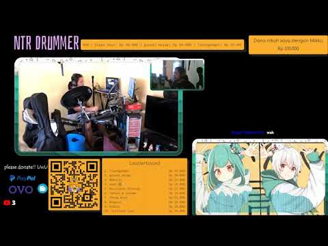 グッバイ宣言／潤羽るしあ x まふまふ [Drum Cover] NTRdrummer STREAM HIGHLIGHT