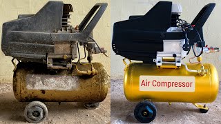 Restoration Old Air Compressor Machine | Nothing is impossible | Restore air Compressor 30 Liter