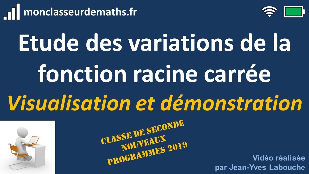 Variations de la fonction racine carrée